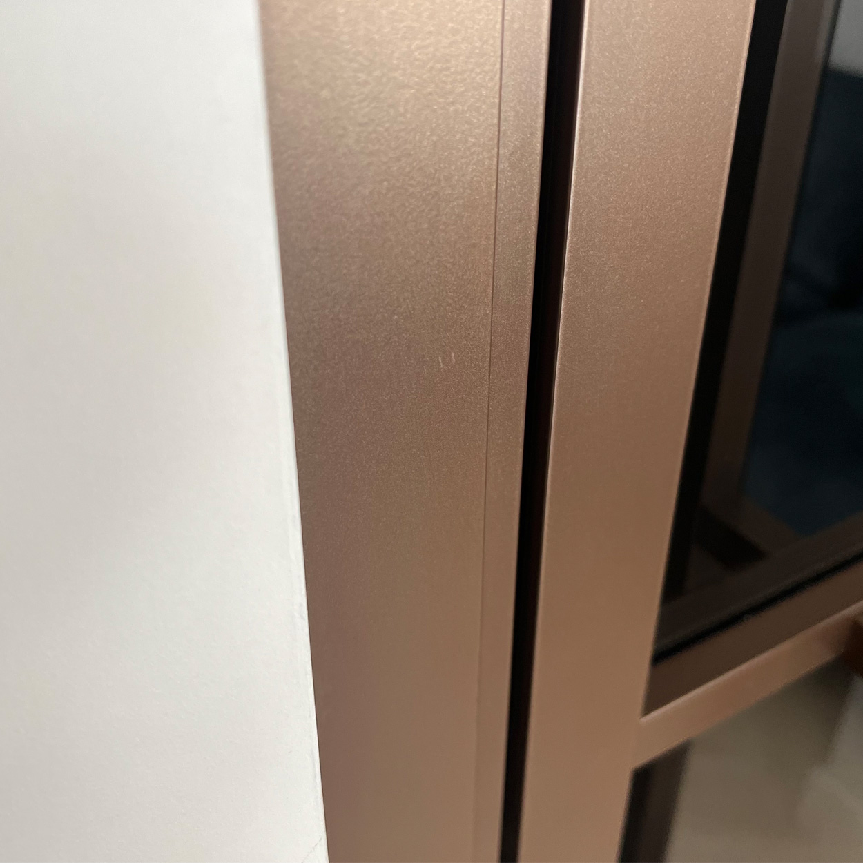 Skantrae SlimSeries Alu - Metalen Deur Brons met Kozijn